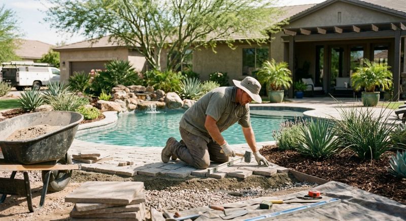 Poolside Concrete Construction Service